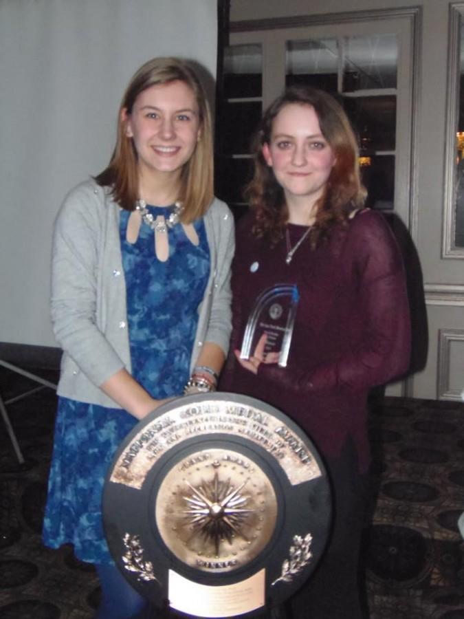 Olivia Ottenfeld and Simone Laszuk 16 honored as Junior Citizen Finalists of their North Region.