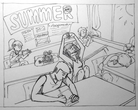 Summer  spent in school was anything but relaxing.