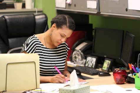 Erica White wraps up her work at Jones.