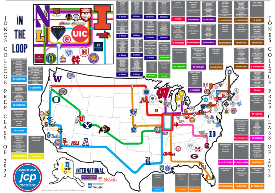 The Class of 2022 Decisions Map