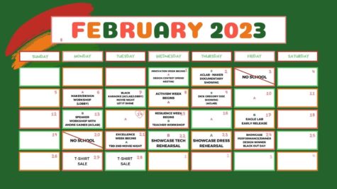Black History Month Event Calendar