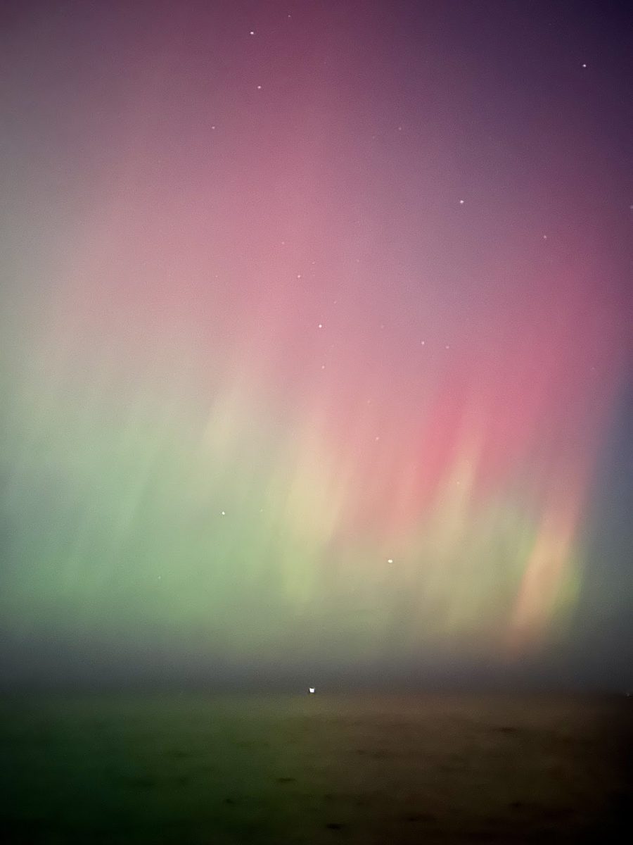 Picture of visible Northern Lights taken by Ruby Brothers
