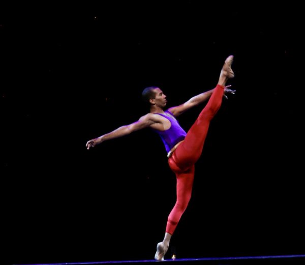 Michael performing when he was younger. Photo credits: The Joffrey Ballet. 