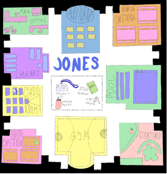 Map of Jones.