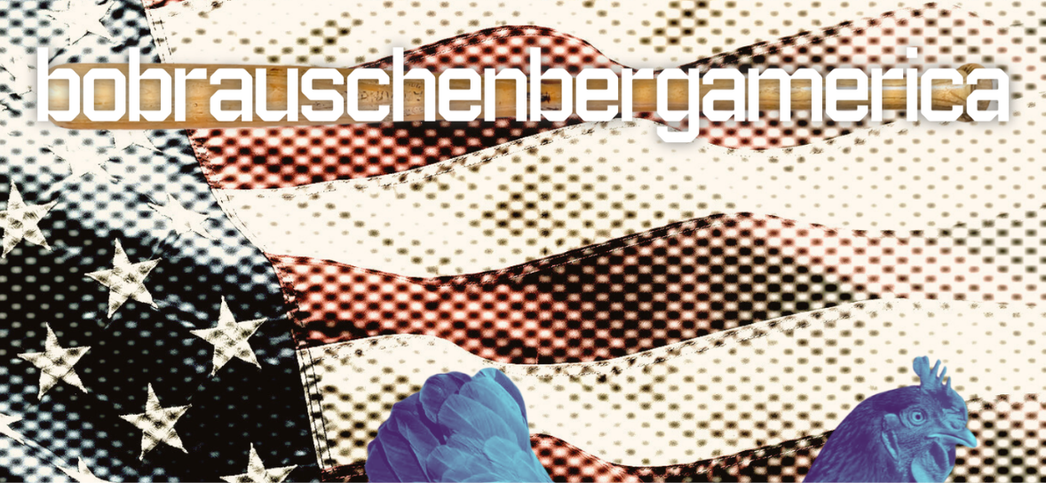 Potential poster for bobrauschenbergamerica.